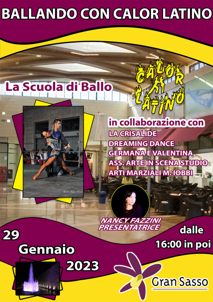 Esibizione Centro Commerciale Gran Sasso - Calor Latino - 2023